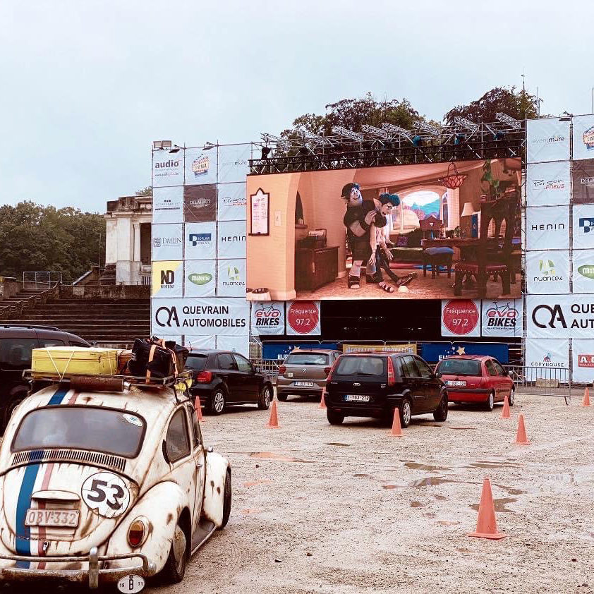 Cinéma Drive in citadelle de Namur